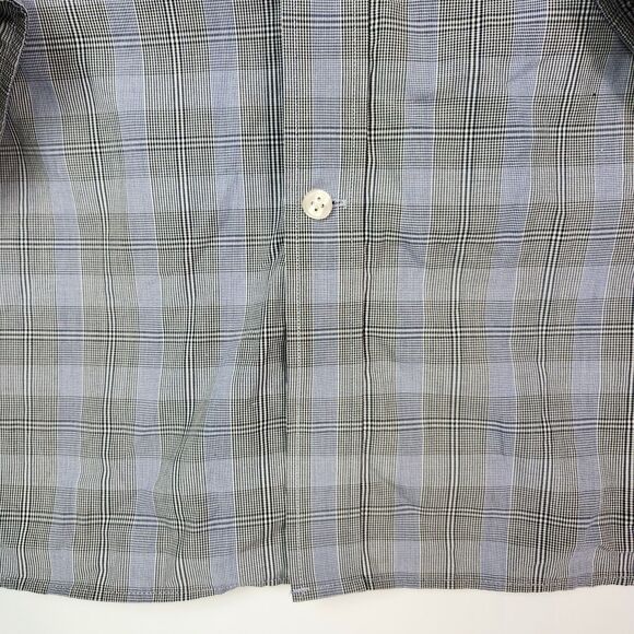 John Varvatos Shirt Mens M Career Wear‎ Preppy Gothic Elegance Rock N Roll Edgy - Picture 6 of 13